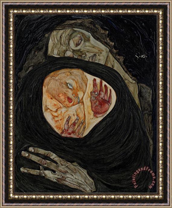 Egon Schiele Dead Mother I Framed Painting