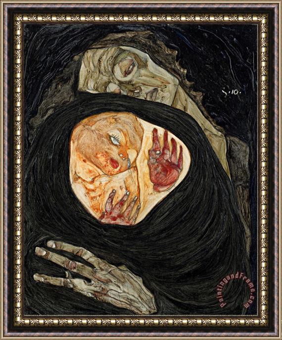 Egon Schiele Dead Mother I Framed Print