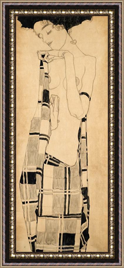Egon Schiele Standing Girl Framed Print
