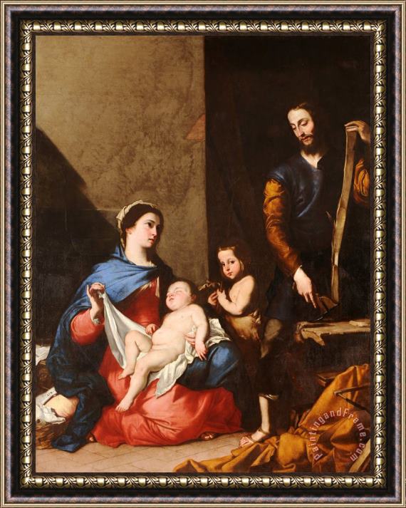 el Espanoleto Jose de Ribera The Sacred Family Framed Print