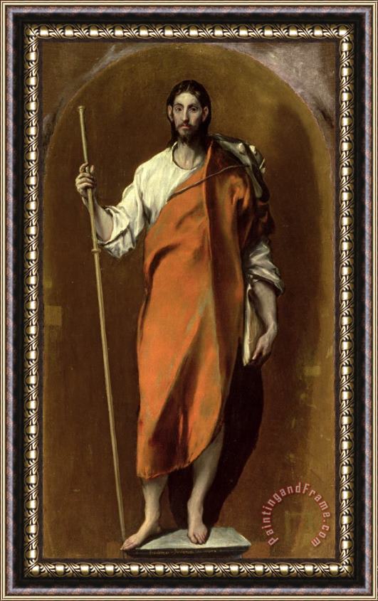 El Greco Saint James the Greater Framed Painting