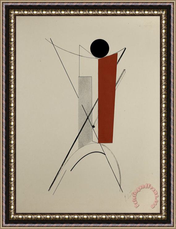 El Lissitzky Kestnermappe Proun, Rob. Levnis And Chapman Gmbh Hannover 3 Framed Print