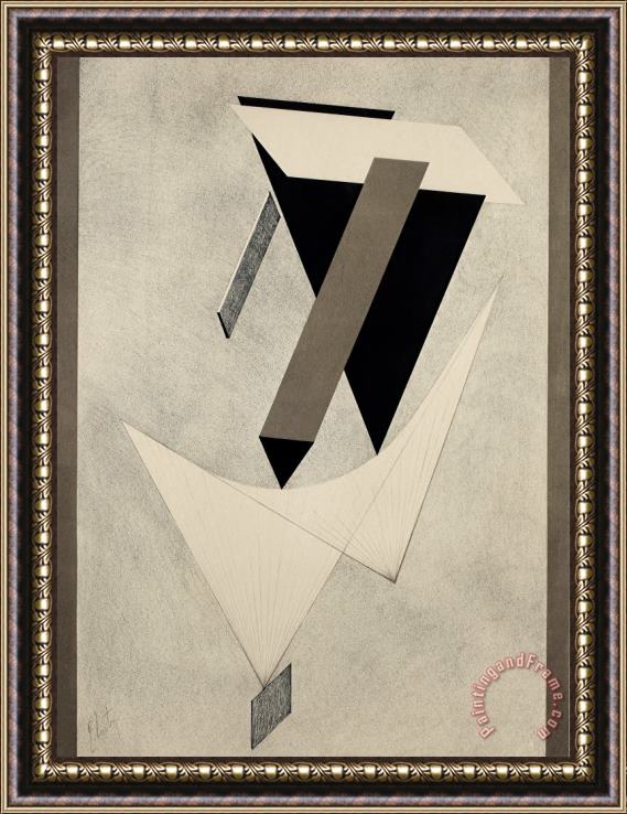 El Lissitzky Kestnermappe Proun, Rob. Levnis And Chapman Gmbh Hannover 4 Framed Painting