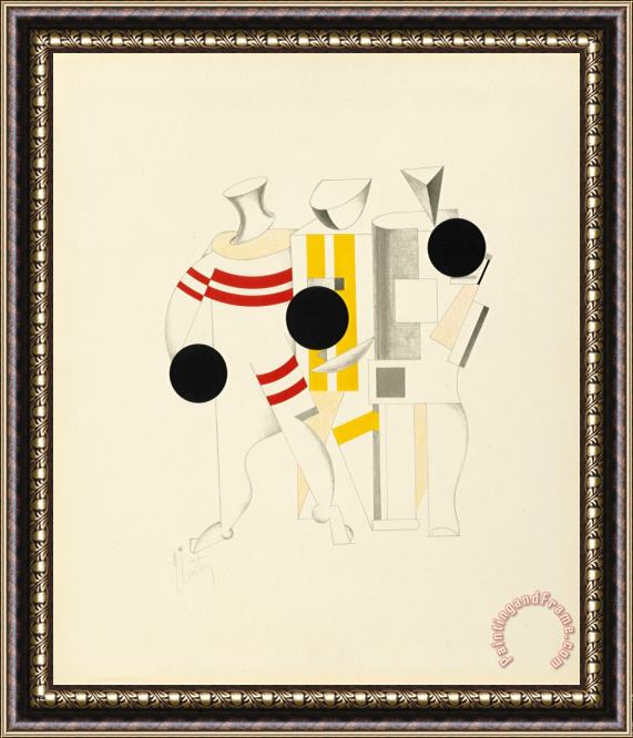 El Lissitzky Sportsmen Framed Print