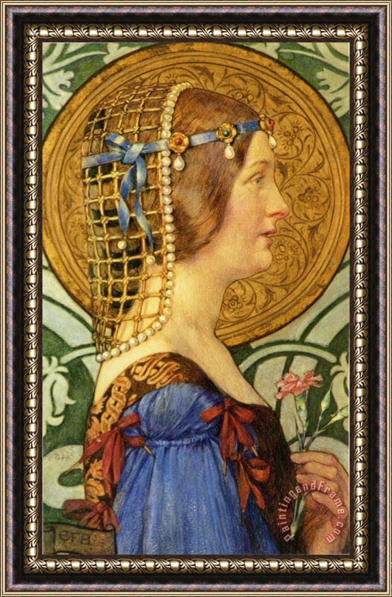 Eleanor Fortescue Brickdale If One Could Have That Little Head of Hers Framed Painting