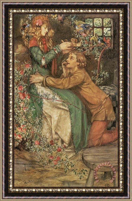 Eleanor Fortescue Brickdale Natural Magic Framed Painting