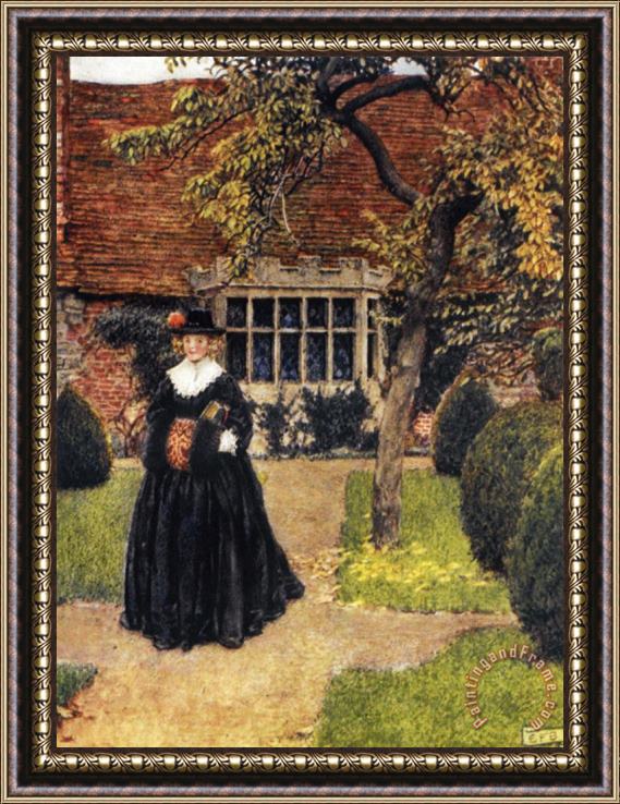 Eleanor Fortescue Brickdale When in Skills My Julia Goes Framed Painting