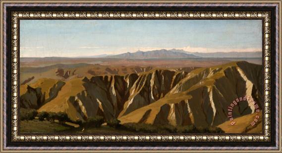 Elihu Vedder Volterra Framed Painting