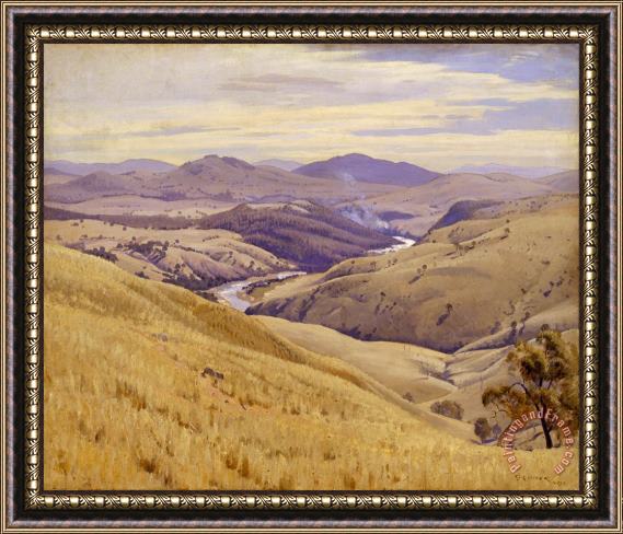 Elioth Gruner Weetangera, Canberra Framed Print
