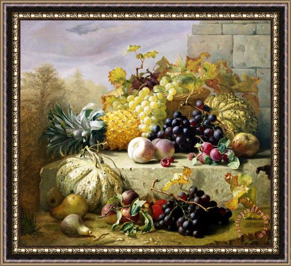 Eloise Harriet Stannard A Profusion of Fruit by Eloise Harriet Stannard Framed Painting