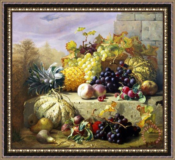 Eloise Harriet Stannard Profusion of Fruit Framed Painting