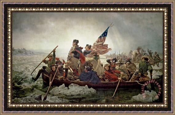 Emanuel Gottlieb Leutze Washington Crossing the Delaware River Framed Print
