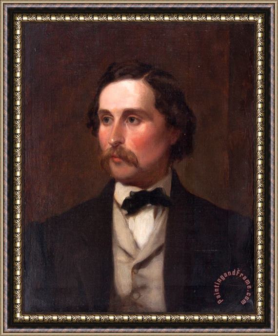 Emanuel Leutz Nathan Flint Baker (1820 1891) Framed Painting