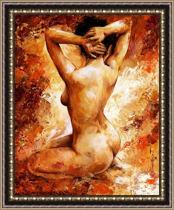 Emerico Toth Nude 06 Framed Painting