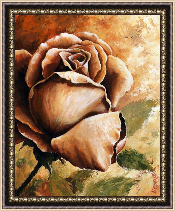 Emerico Toth Rose Framed Painting