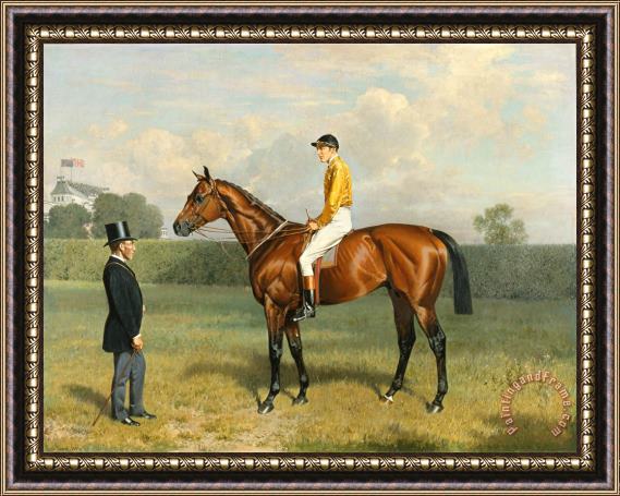Emil Adam Ormonde Winner Of The 1886 Derby Framed Print