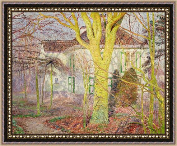 Emile Claus Ray Of Sunlight Framed Painting