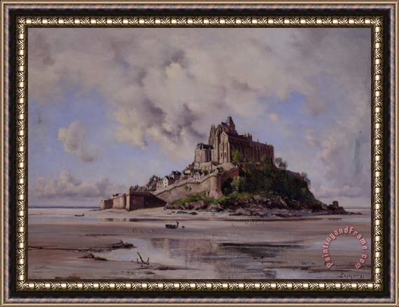 Emmanuel Lansyer Mont Saint Michel Framed Print