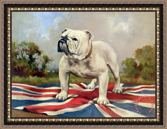 English School British Bulldog Framed Print