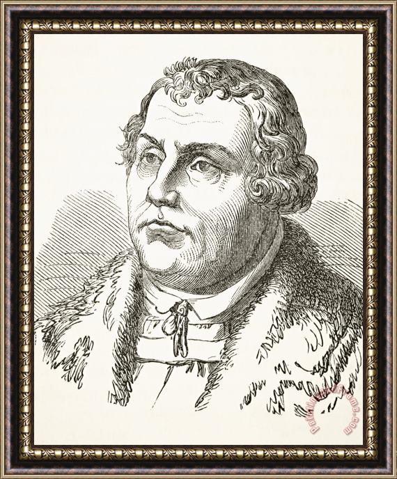 English School Martin Luther Framed Print