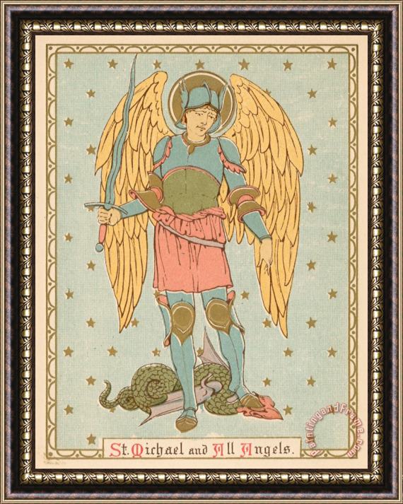English School St Michael And All Angels By English School Framed Print