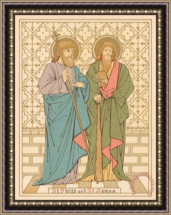 English School St Philip And St James Framed Print