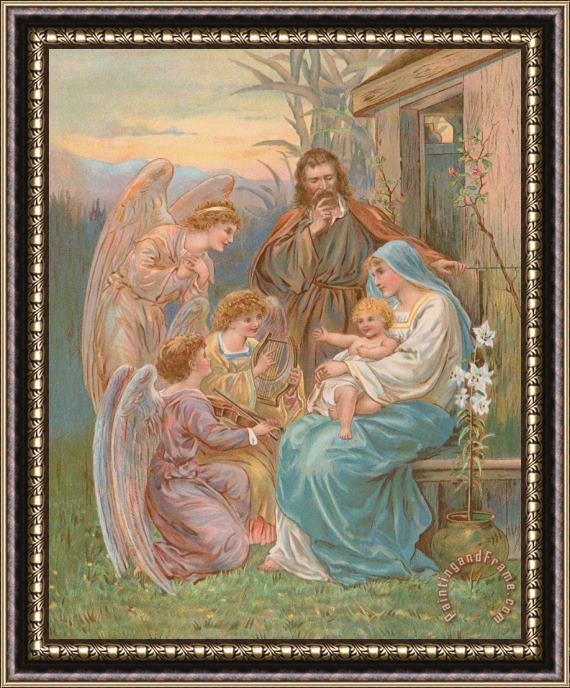 English School The Christ Child Framed Painting