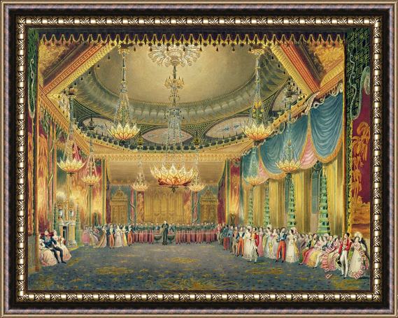 English School The Music Room Framed Painting
