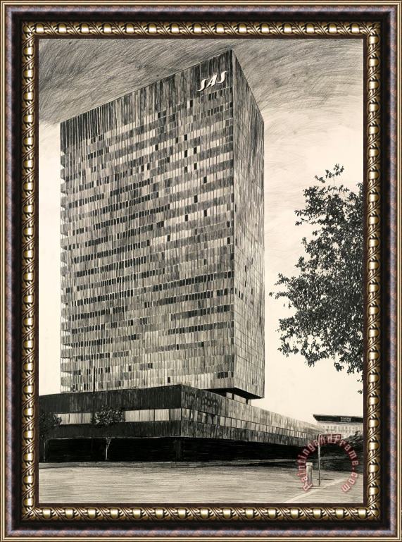 Enoc Perez Sas Royal Hotel, Copenhagen Framed Print