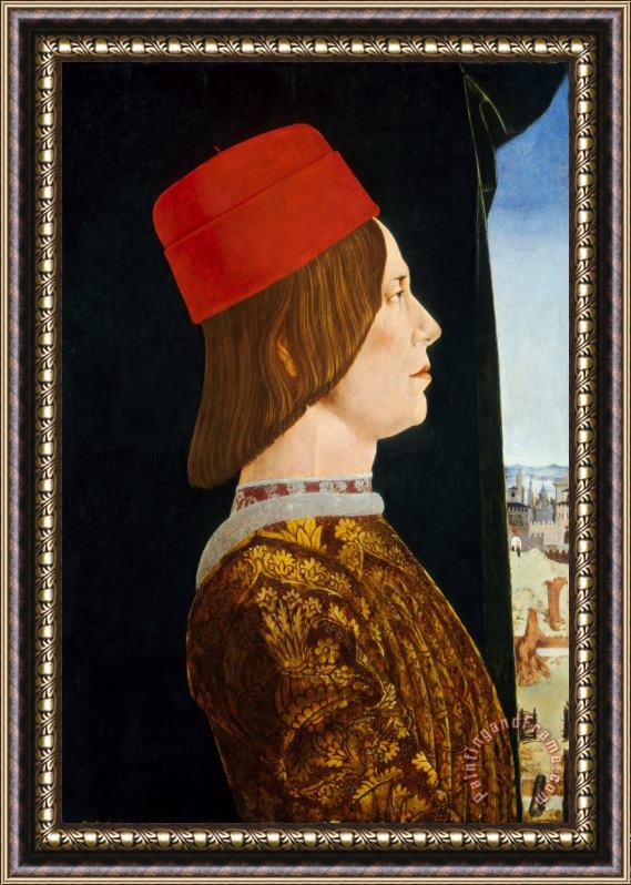 Ercole de Roberti Giovanni II Bentivoglio Framed Print