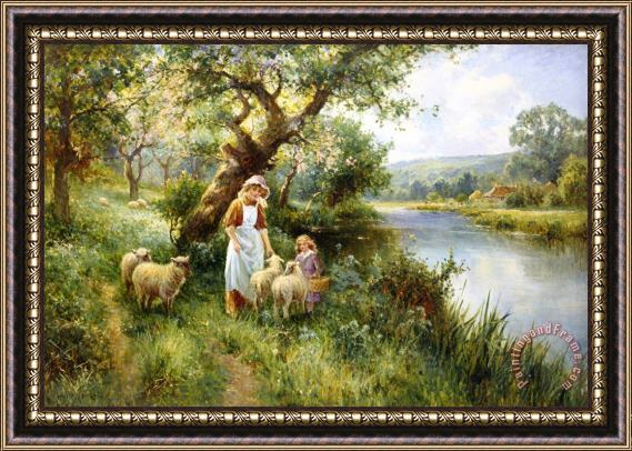 Ernest Walbourn Friendly Greeting Framed Painting