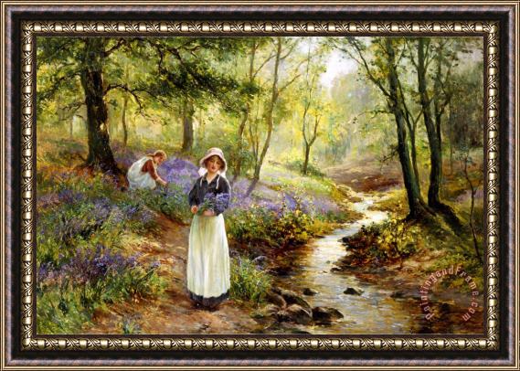 Ernest Walbourn The Bluebell Glade Framed Painting