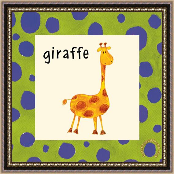 Esteban Studio Giraffe Framed Print