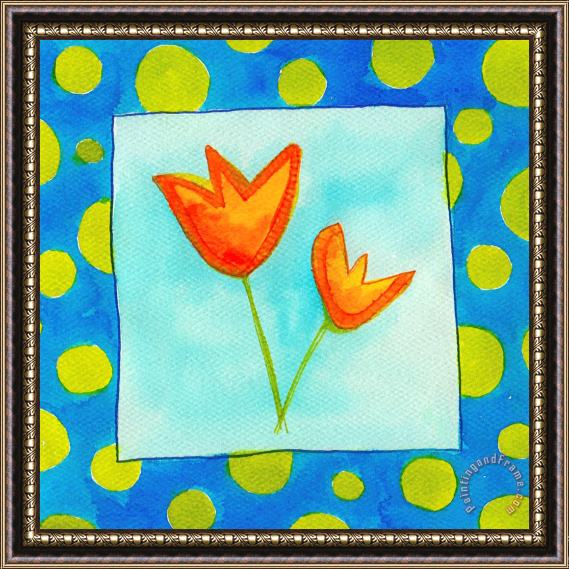 Esteban Studio Tulips Framed Painting