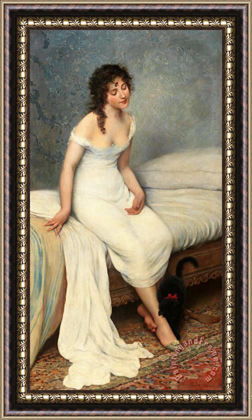 Eugen von Blaas The Awakenin, 1893 Framed Painting