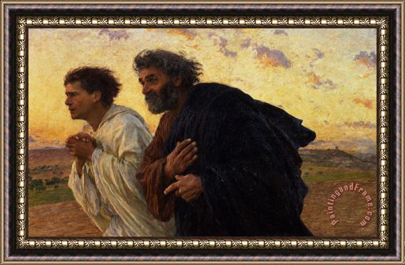 Eugene Burnand The Disciples Framed Painting