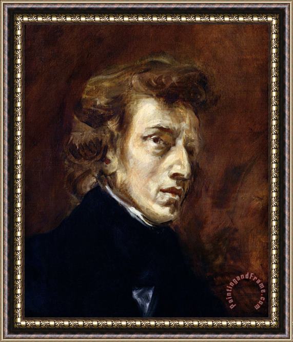 Eugene Delacroix Frederic Chopin (1810 49) Framed Print