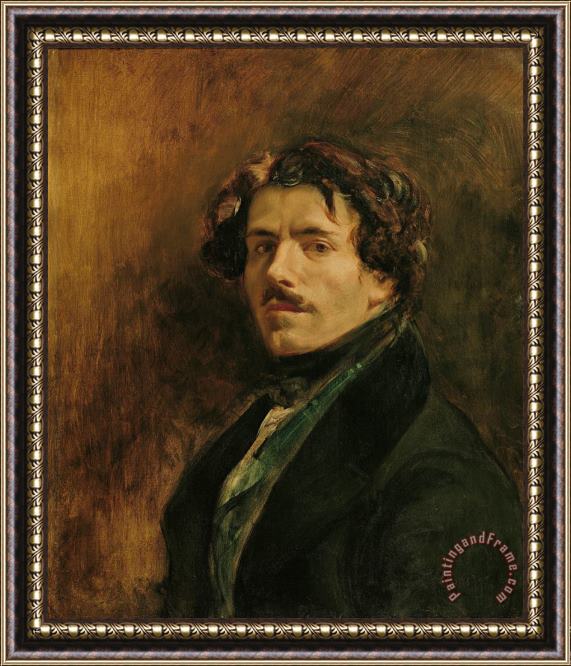 Eugene Delacroix Self Portrait Framed Print