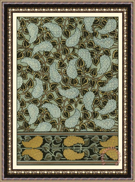 Eugene Grasset Garden Tapestry I Framed Print