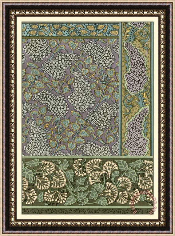 Eugene Grasset Garden Tapestry III Framed Print