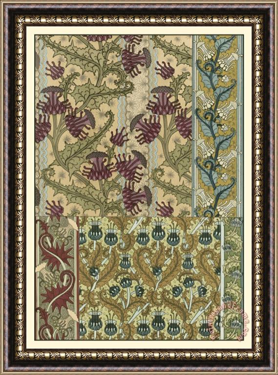 Eugene Grasset Garden Tapestry Iv Framed Print