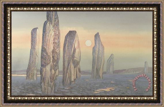 Evangeline Dickson Spirits Of Callanish Isle Of Lewis Framed Print