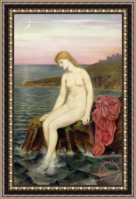 Evelyn De Morgan The Little Sea Maid Framed Painting