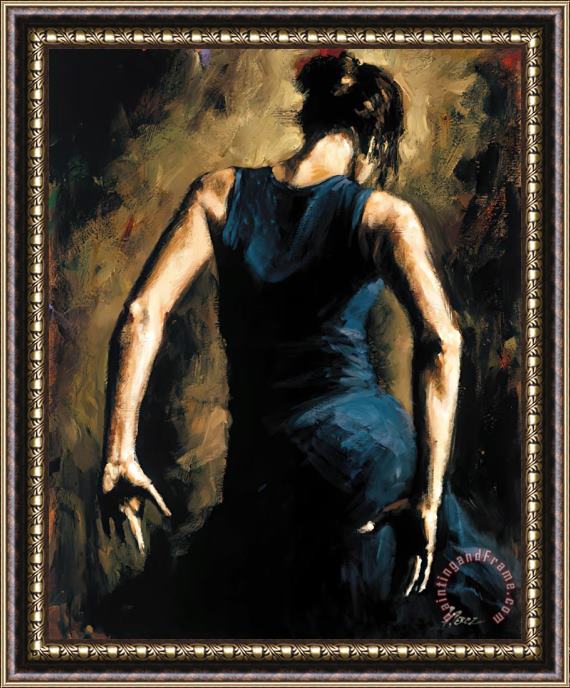 Fabian Perez Flamenco II Framed Painting