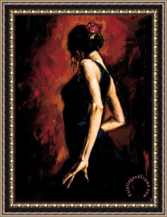 Fabian Perez Flamenco Framed Painting