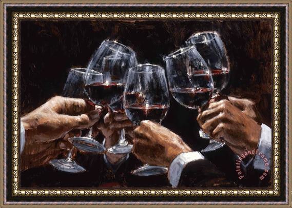Fabian Perez For a Better Life Con Tinto Framed Painting