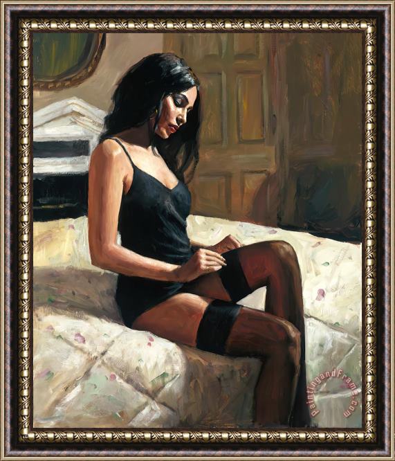 Fabian Perez Kayleigh at Ritz III Framed Painting