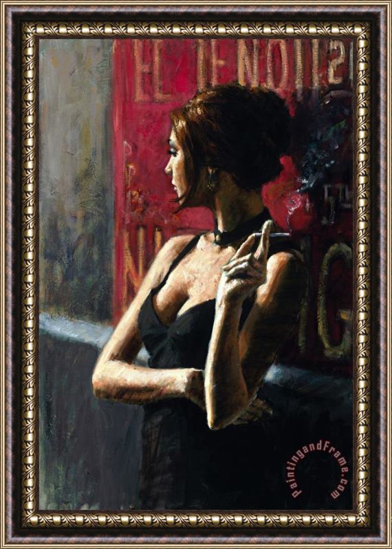 Fabian Perez Noches De Buenos Aires II Framed Painting