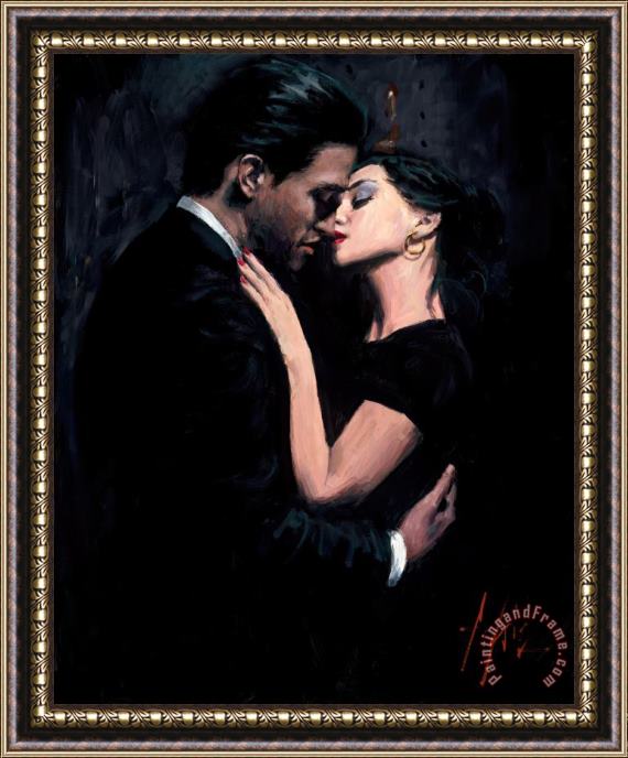 Fabian Perez The Embrace VII Framed Painting