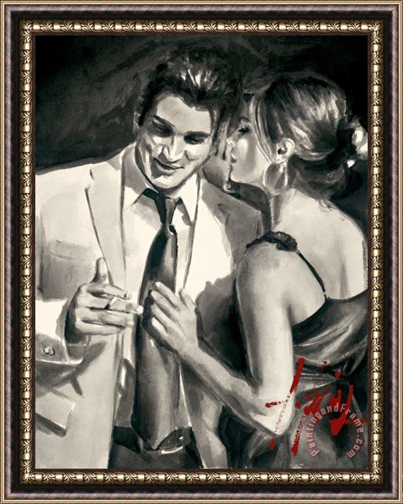 Fabian Perez The Proposal III Framed Painting